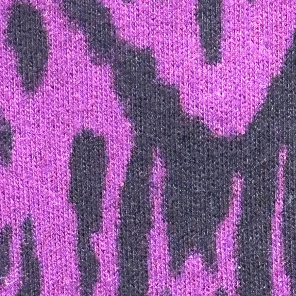 Mini Skater Dress, Fit and Flare Black & Purple Juniors XXL (19” P2P) - Picture 6 of 6